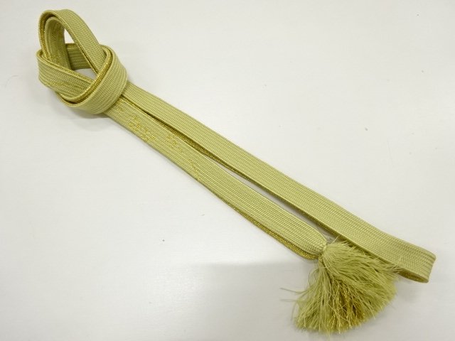 JAPANESE KIMONO / HANDTIED OBIJIME CORD